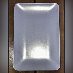 Discontinued Dinera Gray Fargrik IKEA of SWEDEN Rectangular Dinner Plate